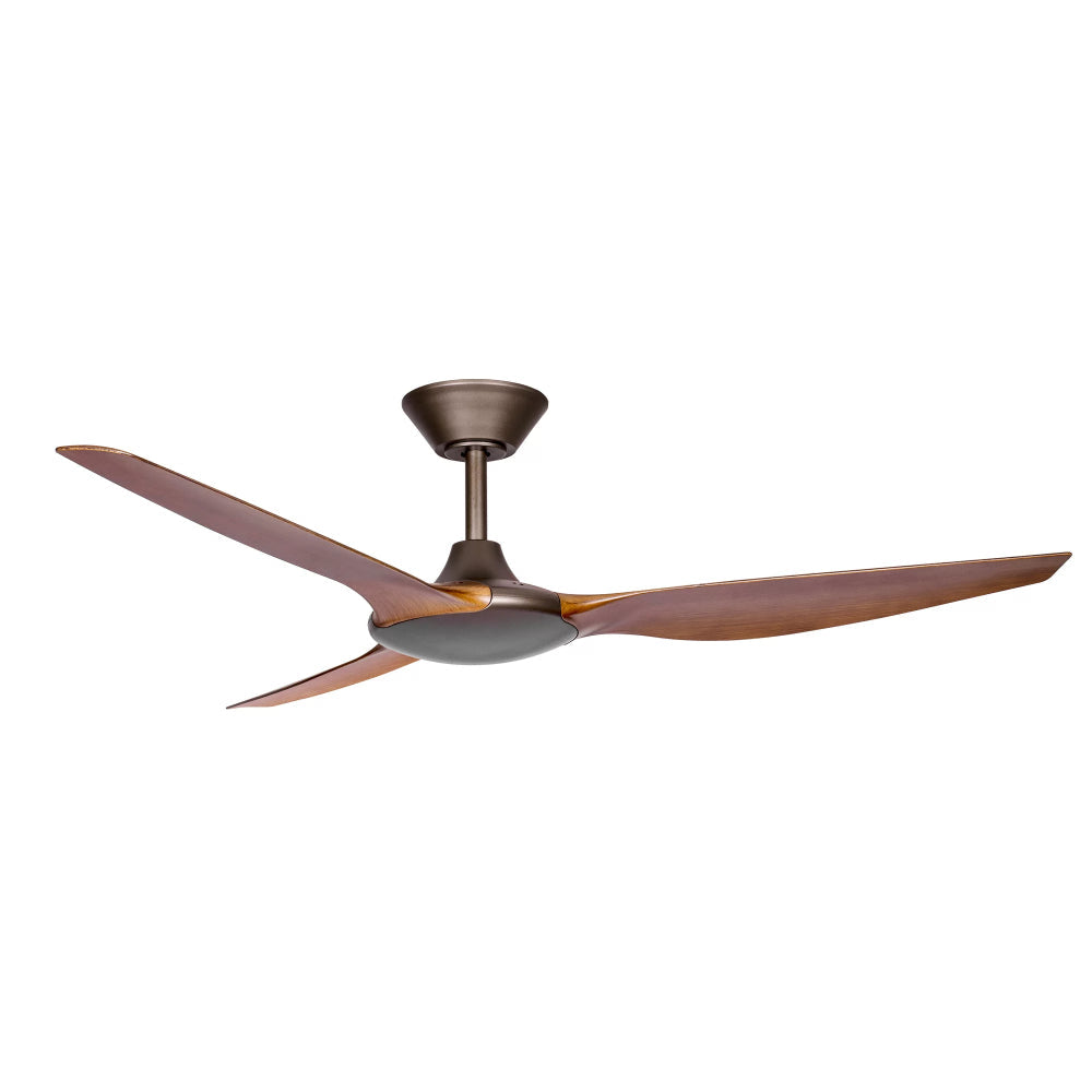 Delta 56″ (142cm) Bronze/Koa 3 Blade DC Ceiling Fan & Remote Control